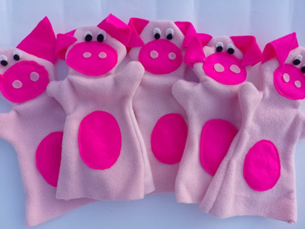 Títeres De Tela Animales Y Personajes Manoplas 0