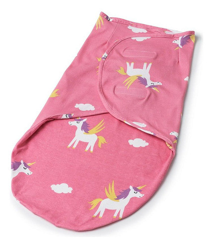 Cueiro Swaddle Enroladinho Ajustável Em Malha - Unicórnio 0
