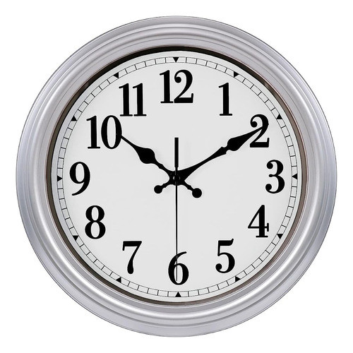 Jenlystime 12 Pulgadas Reloj De Pared Retro Silencioso Sin T 0