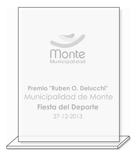 Premios, Reconocimientos Acrilico Grabado Personalizados 0