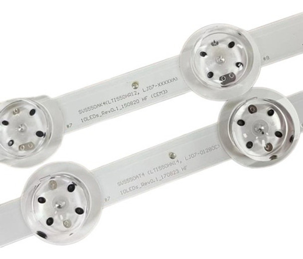 Kit De 17 Tiras De 10 Leds Samsung De 55  Svs550ak4 / 62,3cm 0