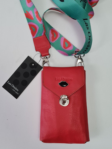 Las Oreiro Portacelular Rojo 0