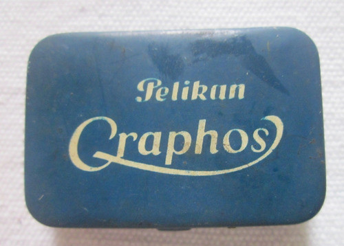 Antigua Caja De Plumillas Graphos Pelikan Vacia 0