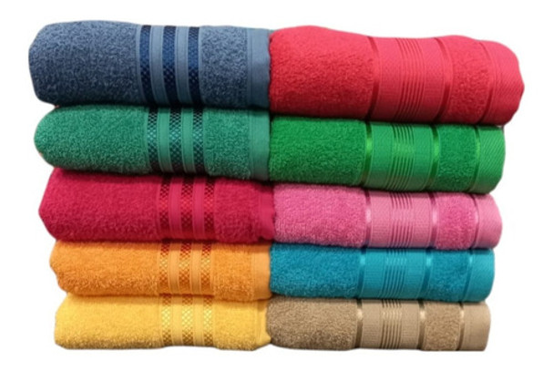 Pack X 10 Juegos De Toalla Y Toallon Fantasia 100% Algodón 0