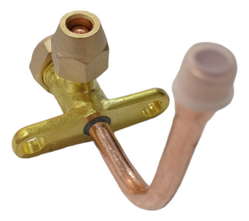 Robinete De Alta Valvula Split 1/4 Curva Todo Tipo De Gases 0