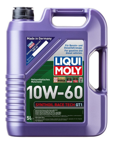 Aceite Liqui Moly Synthoil Race Tech Gt1 10w60 Floresta 0