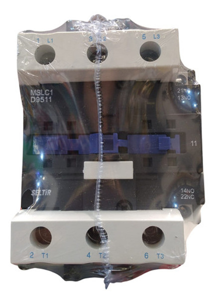 Contactor Seltir  95a 60hp-460v 230v 3p Ac3 45kw 5507 0