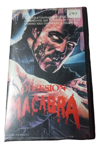 Obsesion Macabra Vhs.terror!! Delplata Vision ..leer Bien 0