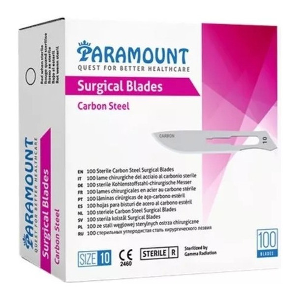 Hojas De Bisturí Paramount Caja X 100 Unidades Nro 20 0