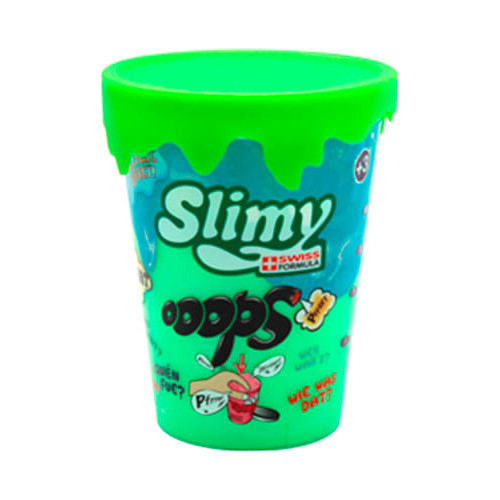 Slimy Slime Ooops 80gr Efecto Metalico Verde 0