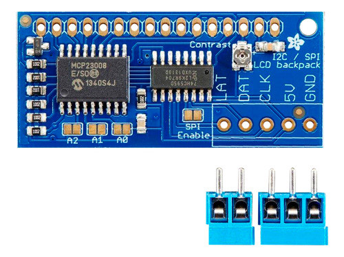 Modulo Adaptador I2c Spi Para Pantalla Lcd Led Rgb Adafruit 0