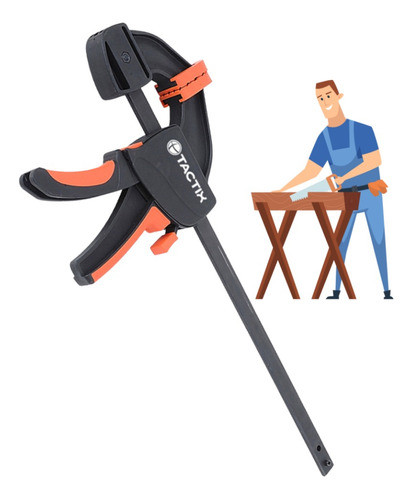 Sargento Automatico Tactix 300 Mm Reforzado 0