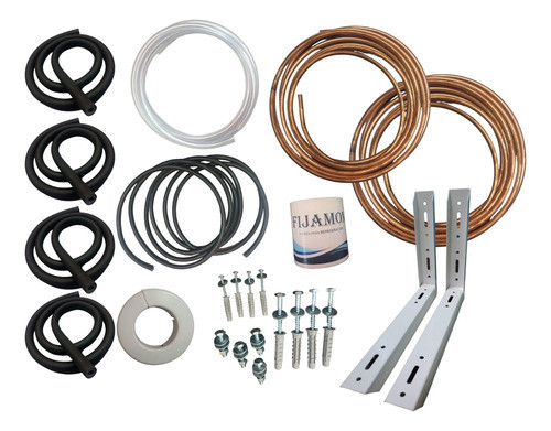 Kit De Instalacion Cobre 3000fg 3mts Con Mensula Ghg 0