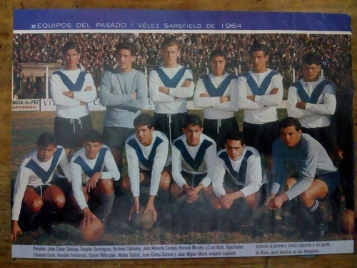 Recorte Vélez Sarfield Equipo 1964 0