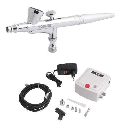 Kit Aerógrafo Para Bolo Com Minicompressor Bivolt Vonder 0