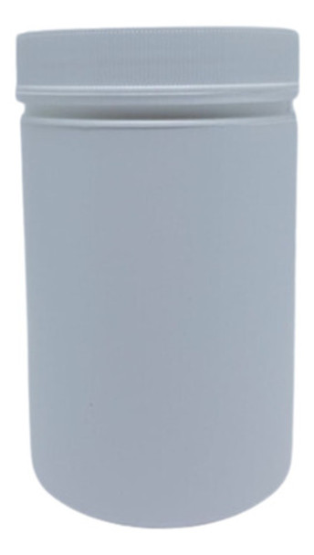 Potes Plásticos Brancos - 1 Kilo - Tampa Rosca Com 12 Peças 0 Potes Plásticos Brancos - 1 Kilo - Tampa Rosca Com 12 Peças 0