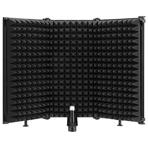 Protector De Aislamiento De Micrófono Moukey, Plegable Con M 0