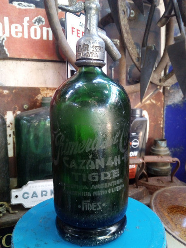 Sifon Antiguo Pico Plomo Soderia  La Primera De Tigre 0