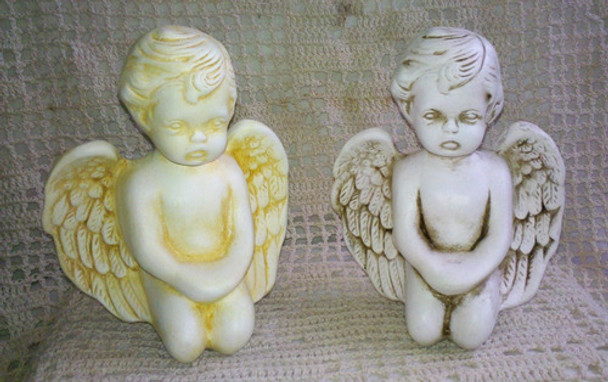 Ángel Arrodillado Bizcocho Para Pintar 0