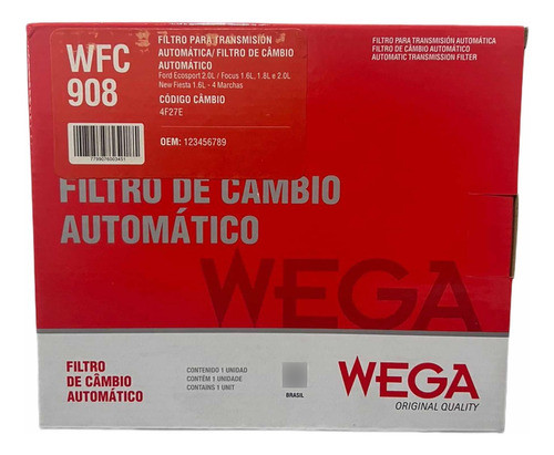 Filtro Transmision Automática Wega Ecosport-focus-fiesta New 0