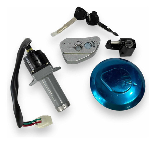 Kit De Cerradura Y Llaves Original Gilera Sahel 150 0