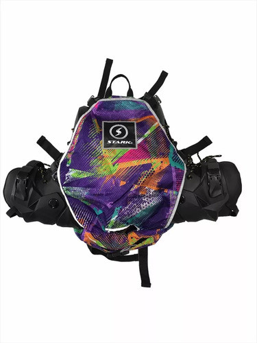 Mochila Pro 200 Retro Porta Rollers Stark. En Gravedad X 0