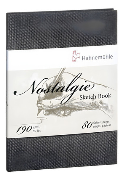 Bloco De Desenho Hahnemuhle Nostalgie Sketch Book Retrato A5 0