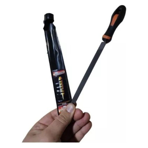 Lima Triangular Entrefina 20cm C/cabo Y Funda Premiun Plena 0