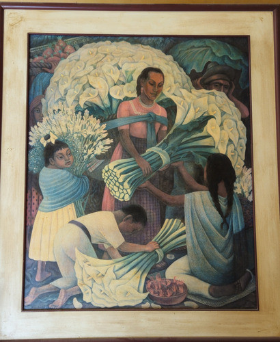 Cuadro La Vendedora De Flores De Diego Rivera 0