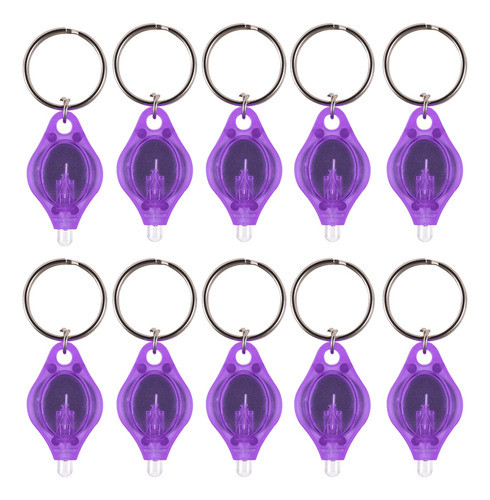 Mini Lanterna Led Uv Portátil De 10 Peças 0