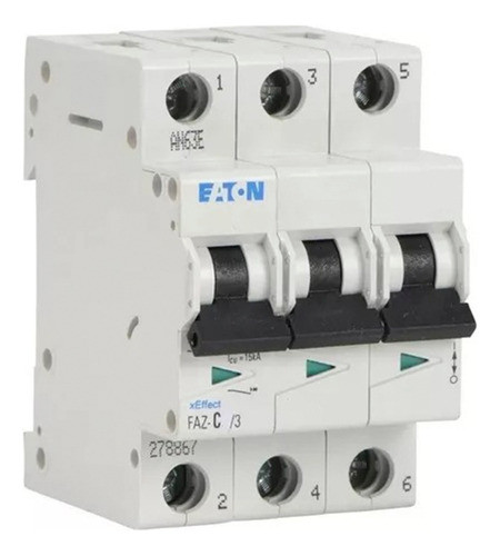 Interruptor Tripolar 3 X 40a Termica Eaton Electro Medina 0