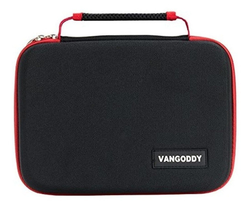 Estuche Rigido Vangoddy Rojo Negro Para Usar En La Consola 0
