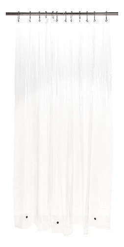 Baño Bliss Premium Cortina De Ducha Liner En Clear 0