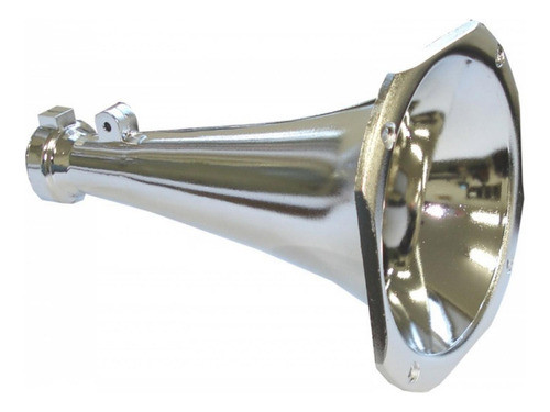 Bocina Corneta Cromada Larga Permak Para Driver Audio Car. 0