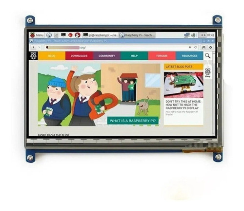 Display Tela Lcd 7 Touch Pi3 Capacitiva 1024*600 0