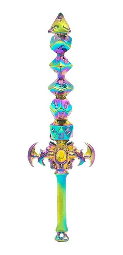 Espadita De Metal Para Juegos De Rol - Diamond 0