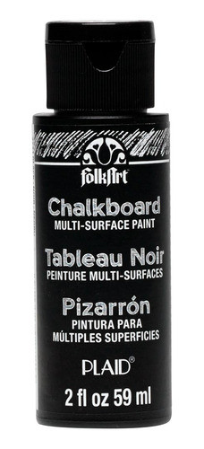 Pintura Acrilica Multi Surface Folkart Chalkboard 59ml Negro 0