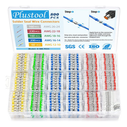 800 Conectores De Alambre De Sellado De Soldadura, Conectore 0