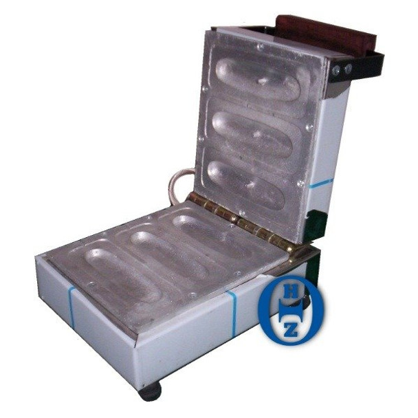 Panchuquera Electrónica 3 Unidades – Stainless Steel Electric Pancake Maker, Nonstick Aluminum Molds