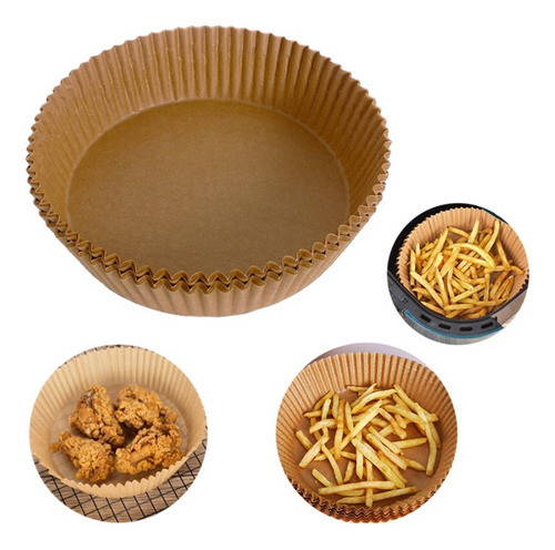 Forma De Air Fryer Descartavel De Papel Cozinha Fritadeira 0