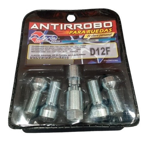 Antirrobo Vw New Beetle Llanta 5 Agujeros  Seguridad P/rueda 0