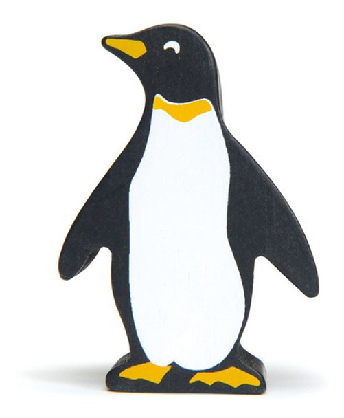 Juguete Animales De Madera Pinguino Para Niños Febo 0