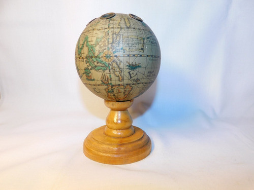 Porta Lapices Globo Terraqueo Antiguo 0