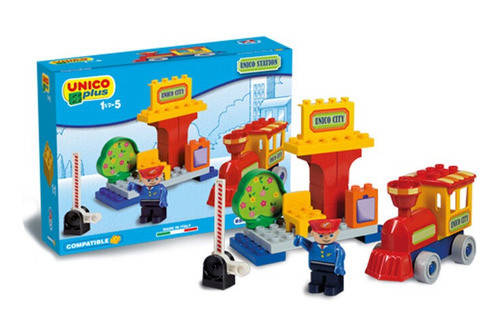 Estación Tren Chica Unico Plus 8547 Compatible Lego Duplo 0