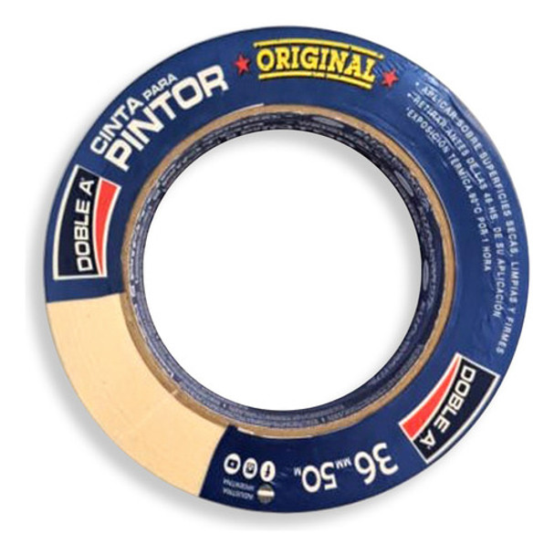 Cinta De Papel Para Enmascarar 36mm Doble A- Prestigio 0