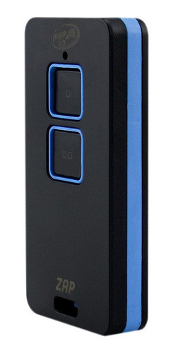 Controle Remoto Tx Zap 2 Botões 433mhz Preto/azul Ppa 0