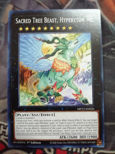 Sacred Tree Beast, Hyperyton / Common / Yugioh 0