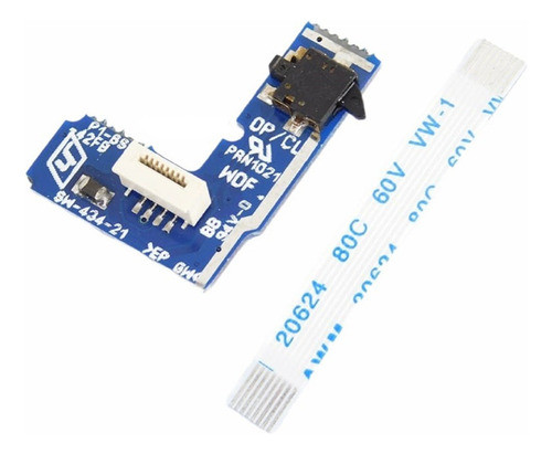Placa + Flex De Encendido 4cm Compatible Con Ps2 Slim 7000x 0