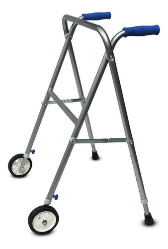 Andador Ortopédico Aluminio Ultraliviano C/ruedas Plegable 0