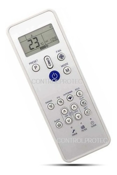 Control Remoto Aire Acondicionado Para Carrier Fedders 842 0